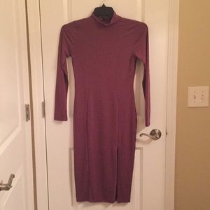 Long-Sleeved Mock Neck Dress!